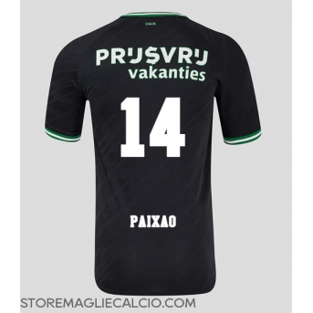 Feyenoord Igor Paixao #14 Maglia Gara Trasferta Repliche 2024-25